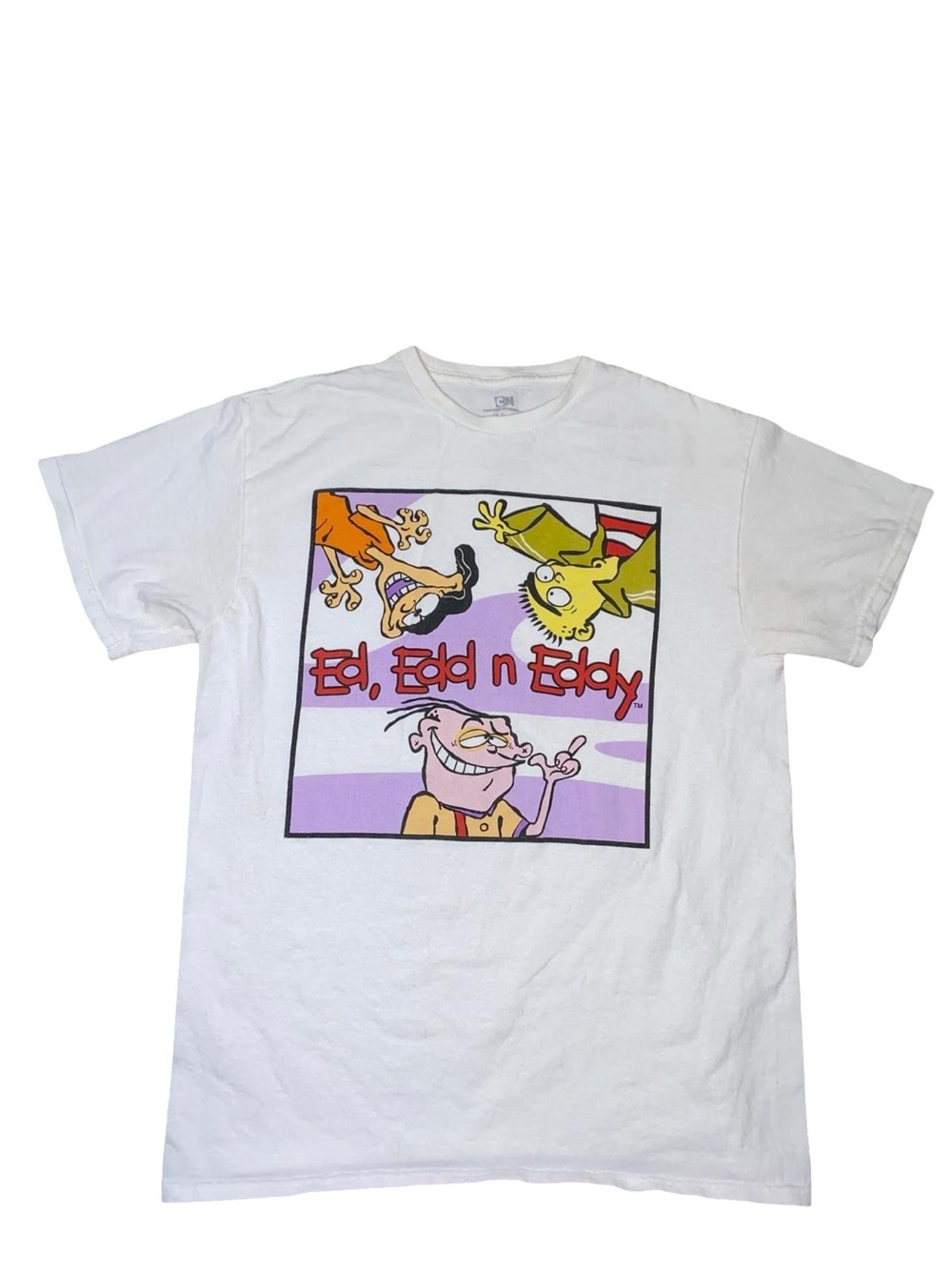 Cartoon Network Ed, Edd n Eddy Graphic T-Shirt White Size M 2020